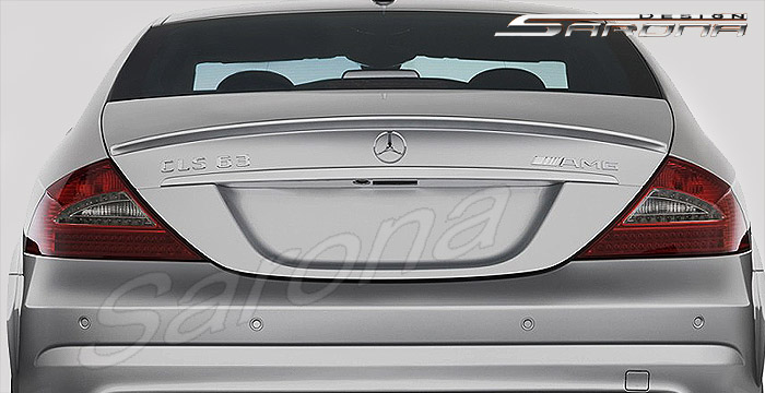 Custom Mercedes CLS  Sedan Trunk Wing (2005 - 2011) - $229.00 (Manufacturer Sarona, Part #MB-025-TW)